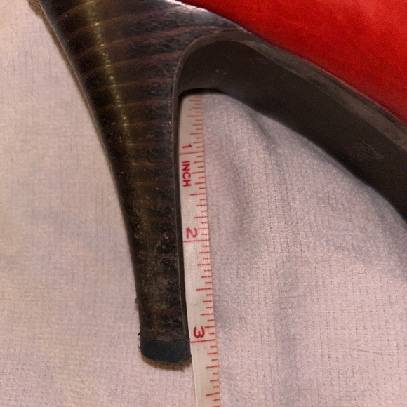 Miz Mooz Vintage red leather booties with 3” heel - Picture 10 of 10